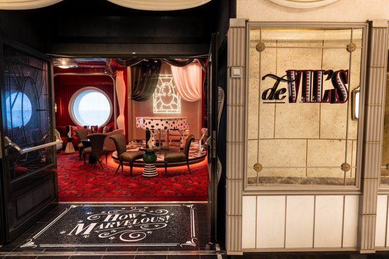 De Vil’s Piano Lounge: A Devilishly Chic Escape Aboard the Disney Destiny