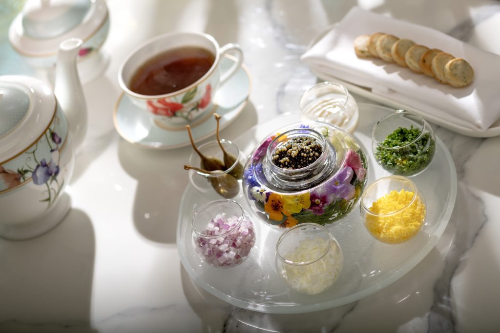 Royal Osetra Caviar with Mini Chive Biscuits